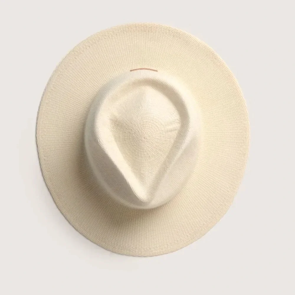 Will + Bear | Calloway Bone White Straw Felt Fedora Hat Outdoor Adventure Unisex